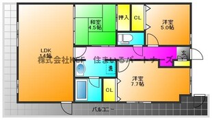 ウィーヴ花畑マークタワーの物件間取画像